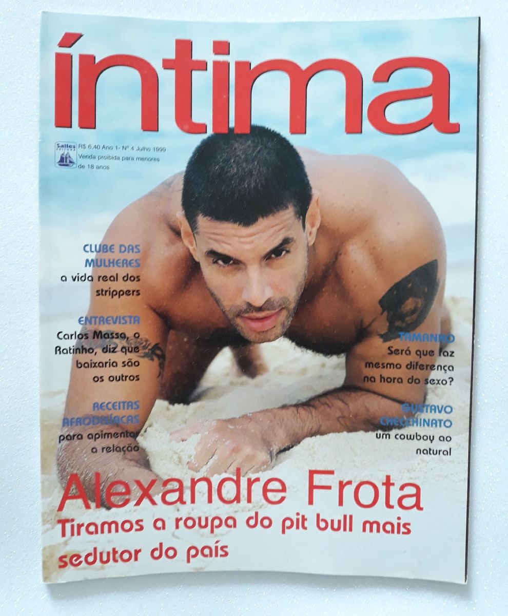 Revista G Magazine Íntima Alexandre Frota | G Magazine Nunca Usado 74886722  | enjoei