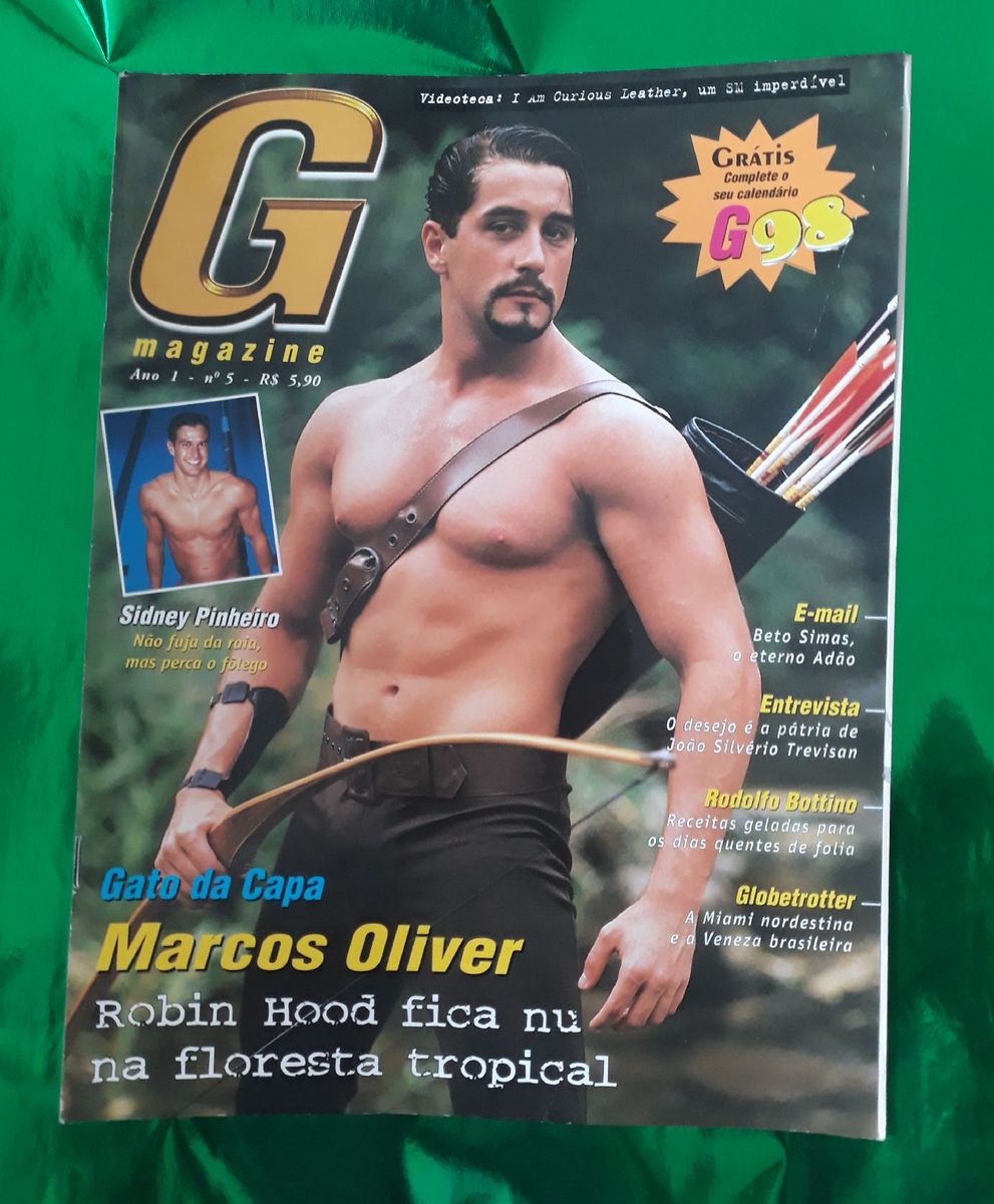 Revista G Magazine Marcos Oliver Teste de Fidelidade | G Magazine Usado  71936291 | enjoei