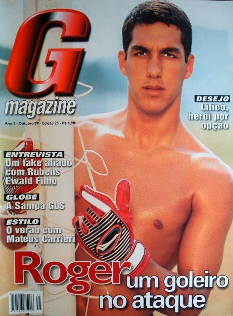 Revista G Magazine Roger Goleiro | Livro G-Magazine Usado 62789072 | enjoei