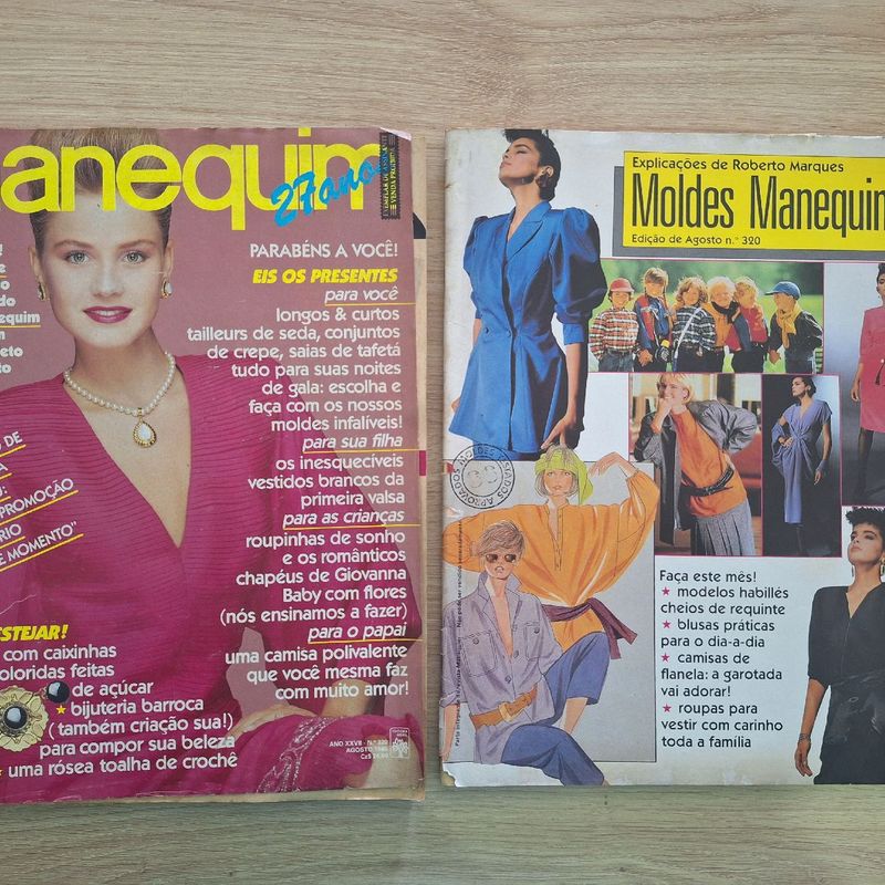 Revista Manequim 320 Moda Vintage Suzy Rêgo Alexandre Frota