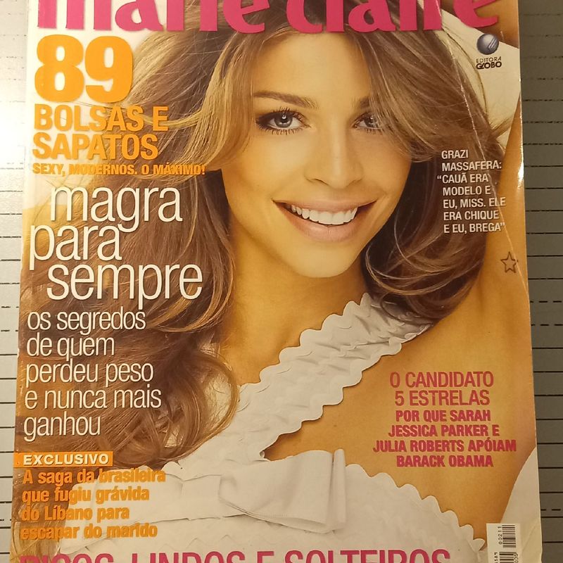 Revista Marie Claire - Outubro 2008 - Capa da Grazi Massafera | Livro Marie  Claire Usado 60961172 | enjoei