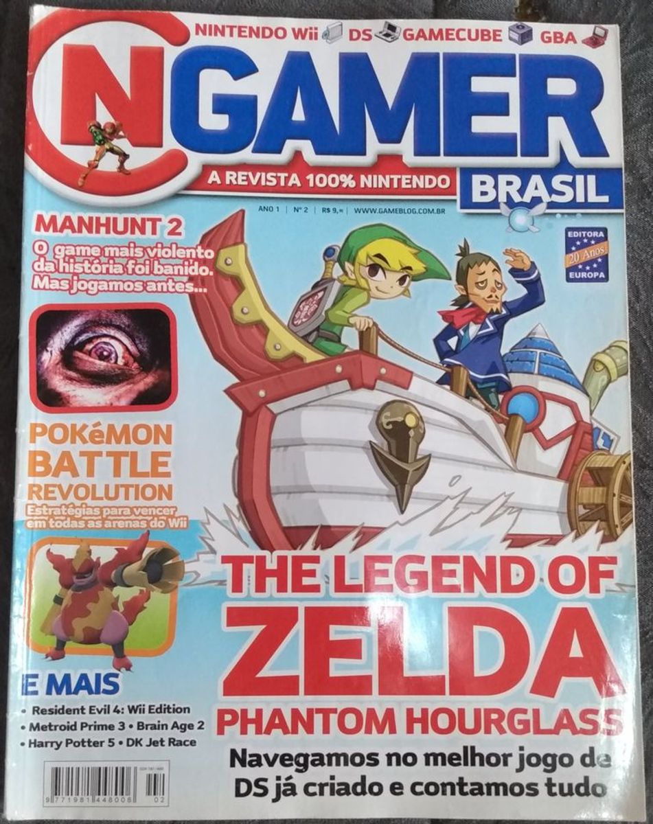 Revista Ngamer Nº 2 Zelda Manhunt 2 Metroid Resident Evil | Livro ...