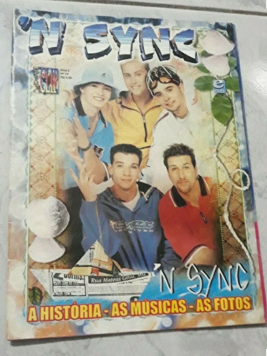 Revista 'nsync Graphic Clip | Produto Vintage e Retro Graphic Clip ...