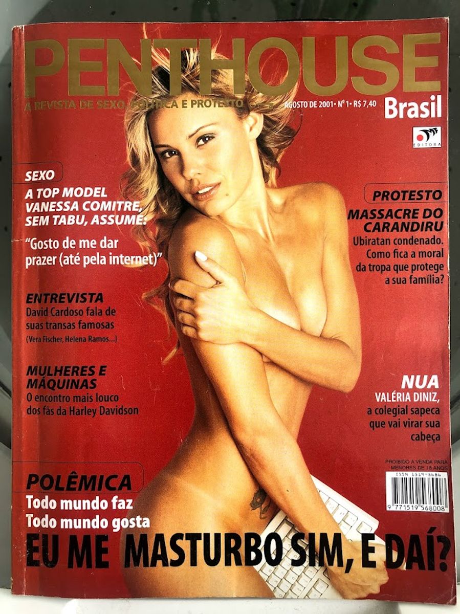 Revista Penthouse - Vanessa Comitre | Editora Mf Usado 91243096 | enjoei