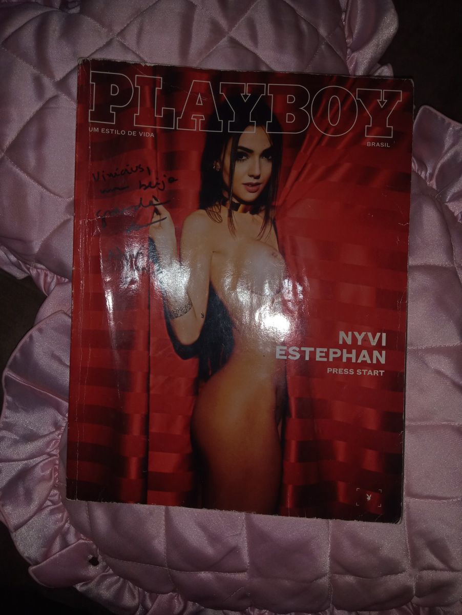 Revista Playboy 492 - Nivy Estephan | Produto Masculino Playboy Usado  85994224 | enjoei