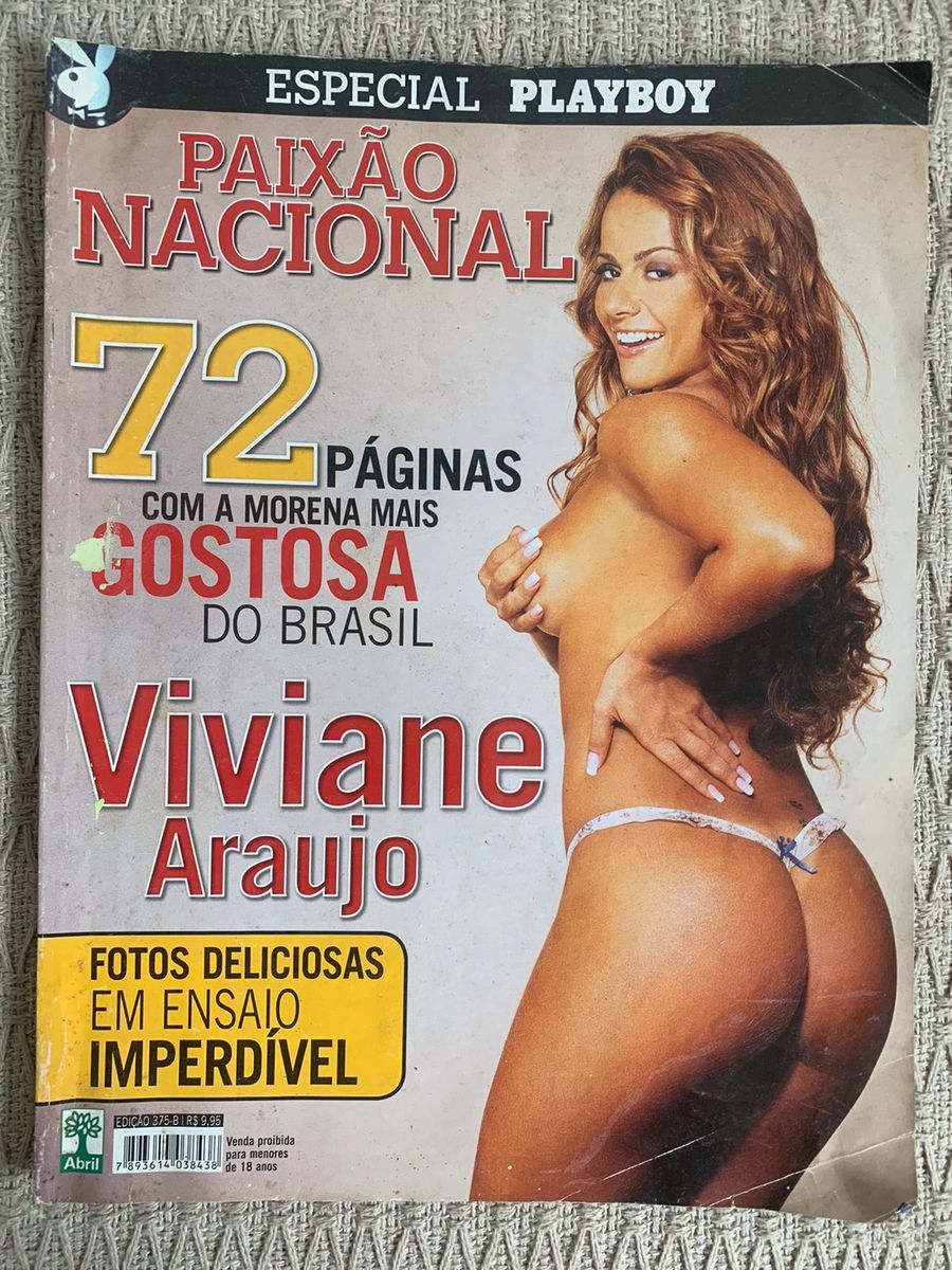 Revista Playboy Edição 375b - Viviane Araújo | Produto Masculino Playboy  Usado 96013287 | enjoei