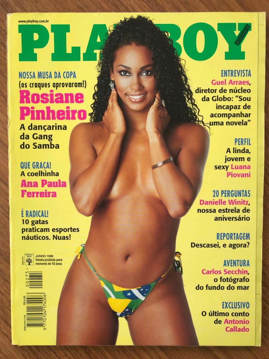 Revista Playboy - Junho de 1998 - Resiane Pinheiro | Livro Editora Abril  Usado 30564016 | enjoei