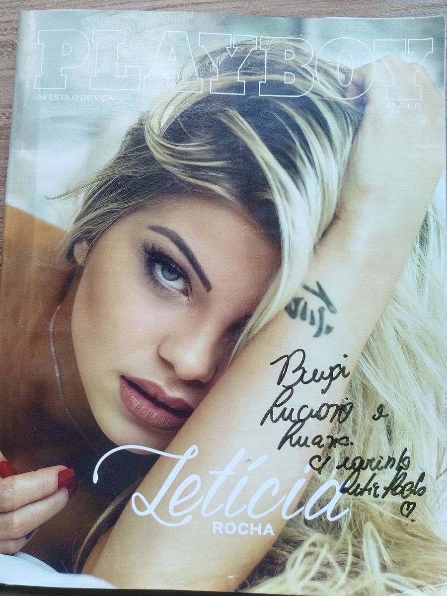Revista Playboy Letícia Rocha Edição Comemorativa 42 Anos | Produto ...