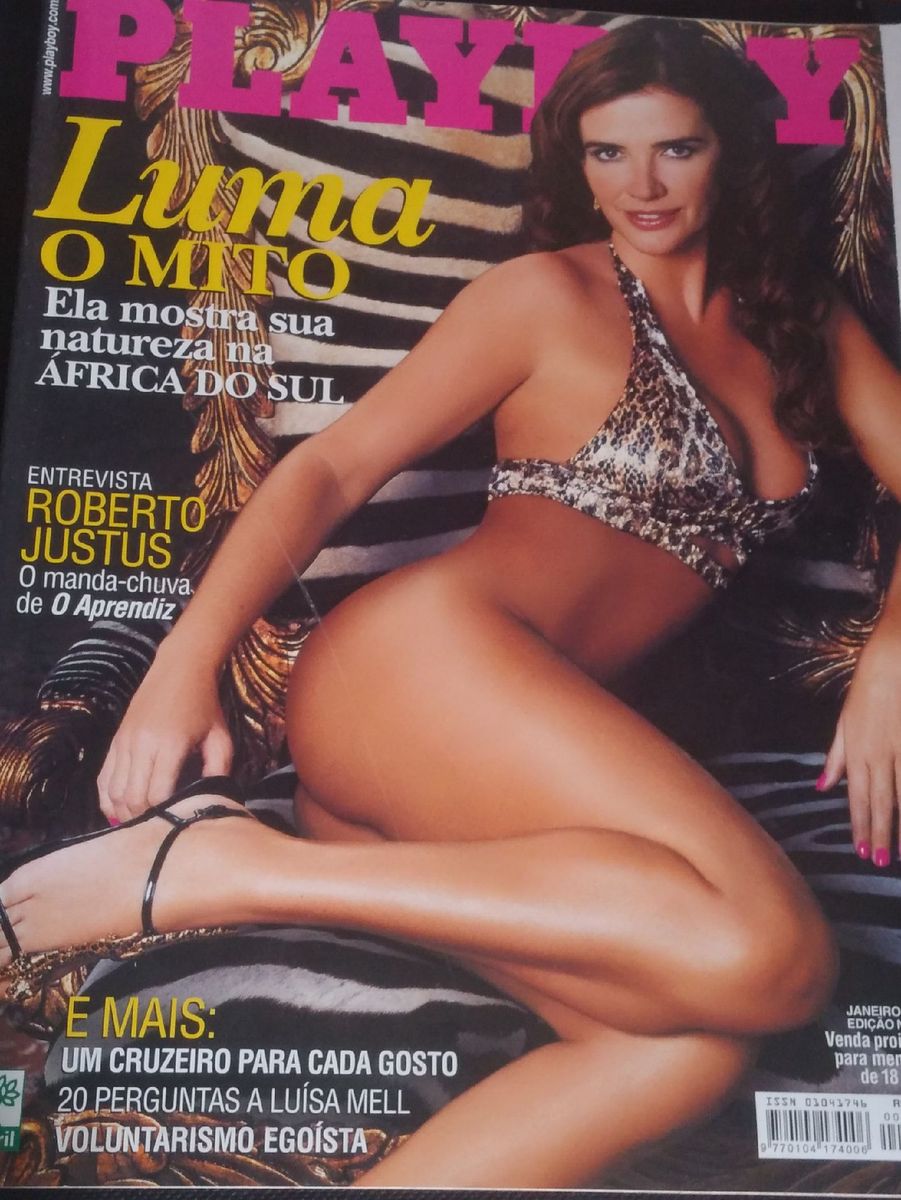 Revista Playboy Luma de Oliveira | Produto Masculino Playboy Revista Usado  74861657 | enjoei