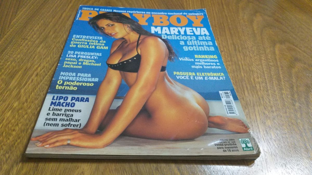 Revista Playboy Maryeva | Abril Usado 91745247 | enjoei