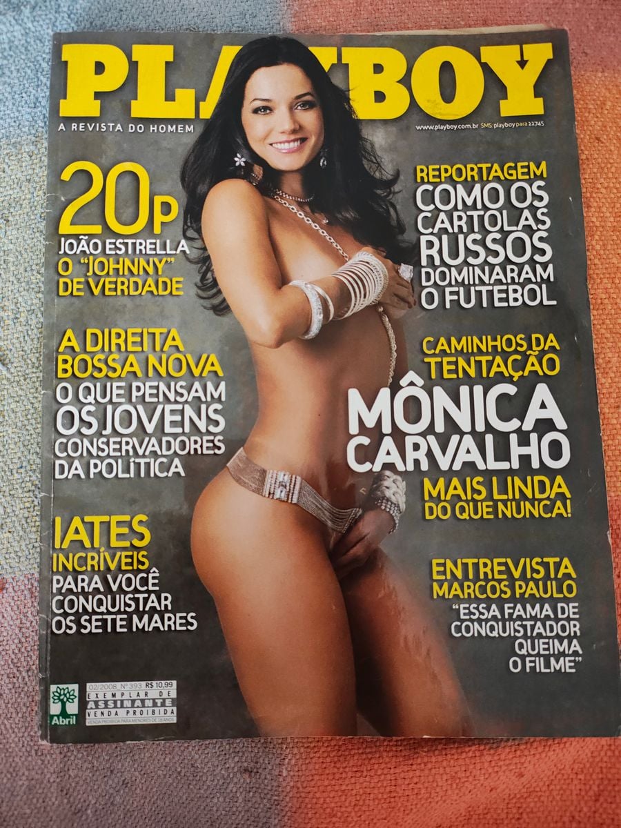 Revista Playboy Mônica Carvalho Livro Revistas Playboy Usado