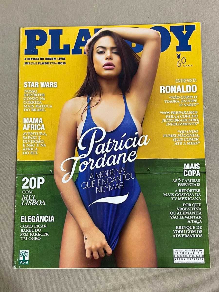 Revista Playbabe Patrícia Jordane Casaco Masculino Playbabe Usado enjoei