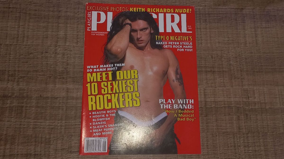 Revista Playgirl Peter Steele ( Type O Negative | Item de Música Type O  Negative Usado 73153646 | enjoei