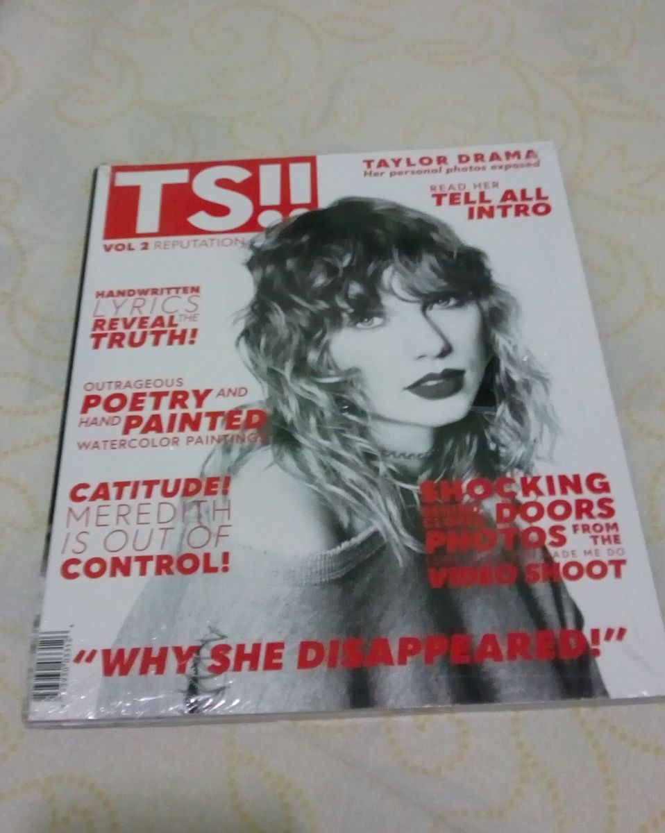 Revista Reputation Taylor Swift com Cd Incluído | Produto Feminino ...