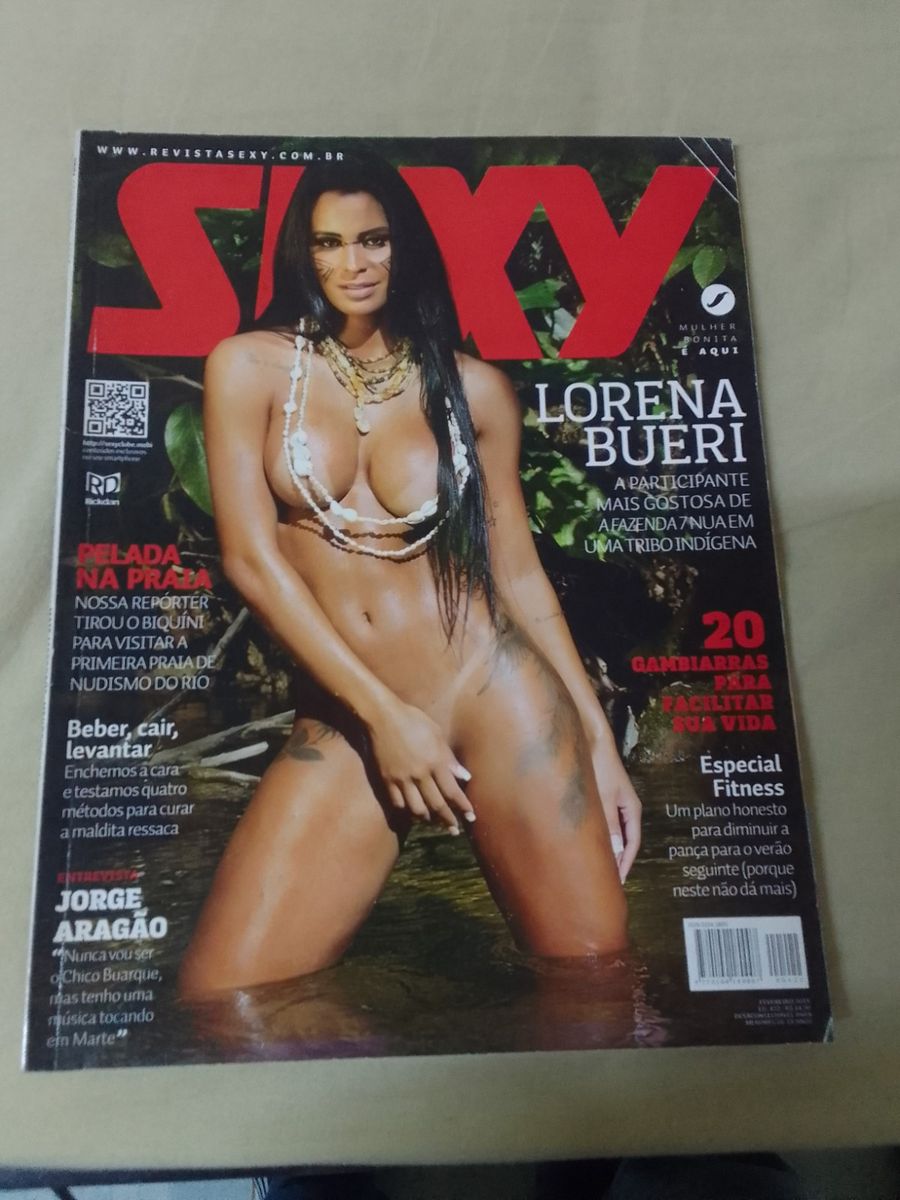 Revista Sexy - Lorena Bueri - 422 - Fevereiro 2015 |  Playboy/Rickdan/Vip/Abril Usado 105181365 | enjoei