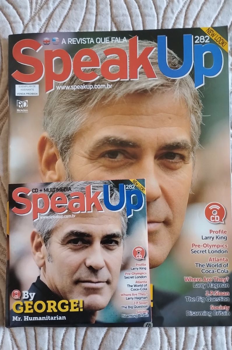 Revista Speak Up 282 George Clooney | Item de Música Speak Up Usado ...