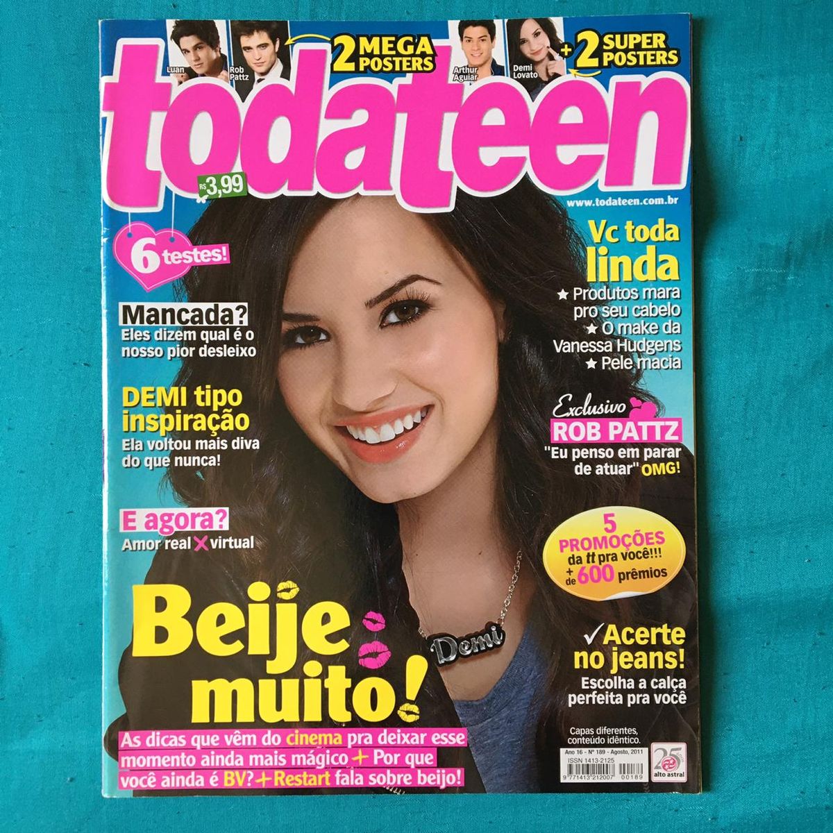 Revista Todateen Demi Lovato Livro Editora Alto Astral Usado 