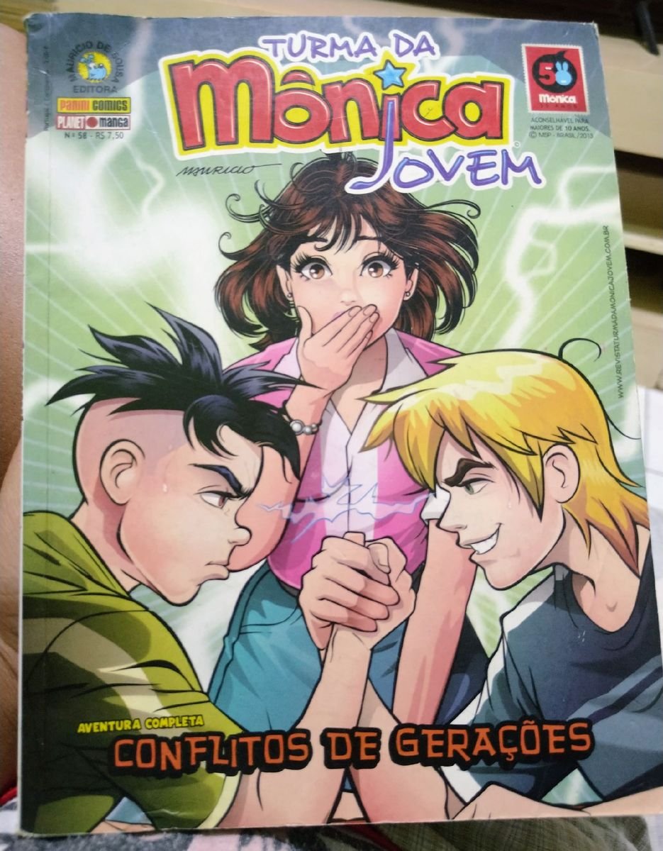 Revista Turma Da Mônica Jovem Conflitos De Gerações N58 Panini Comics Livro Panini Comics 0120