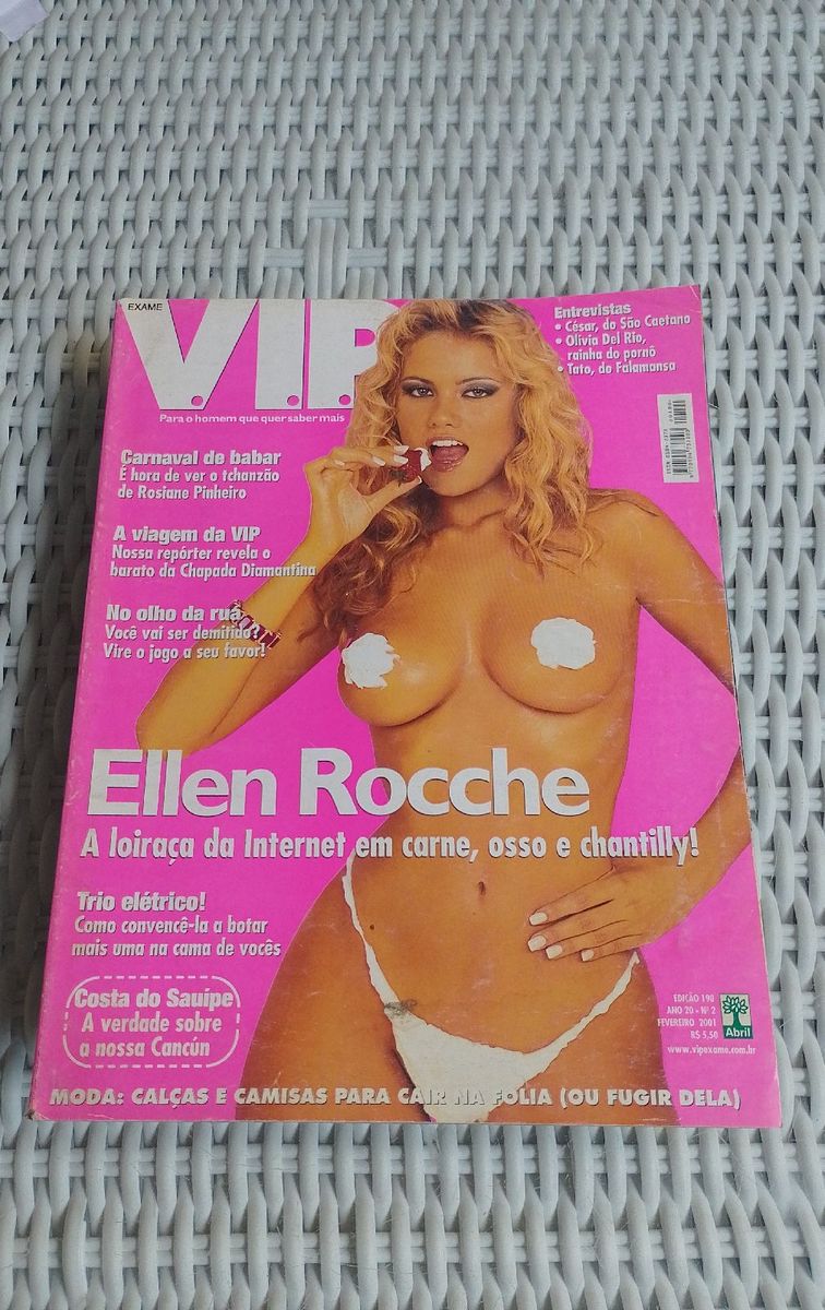 Revista Vip Ellen Roche | Produto Masculino Revista Vip Ellen Roche Usado  93322312 | enjoei