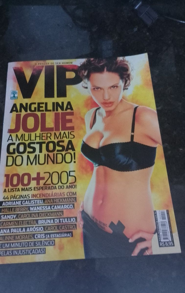 Revista Vip Plus Premium Angelina Jolie | Produto Masculino Revista Vip  Angelina Jolie Usado 93453623 | enjoei