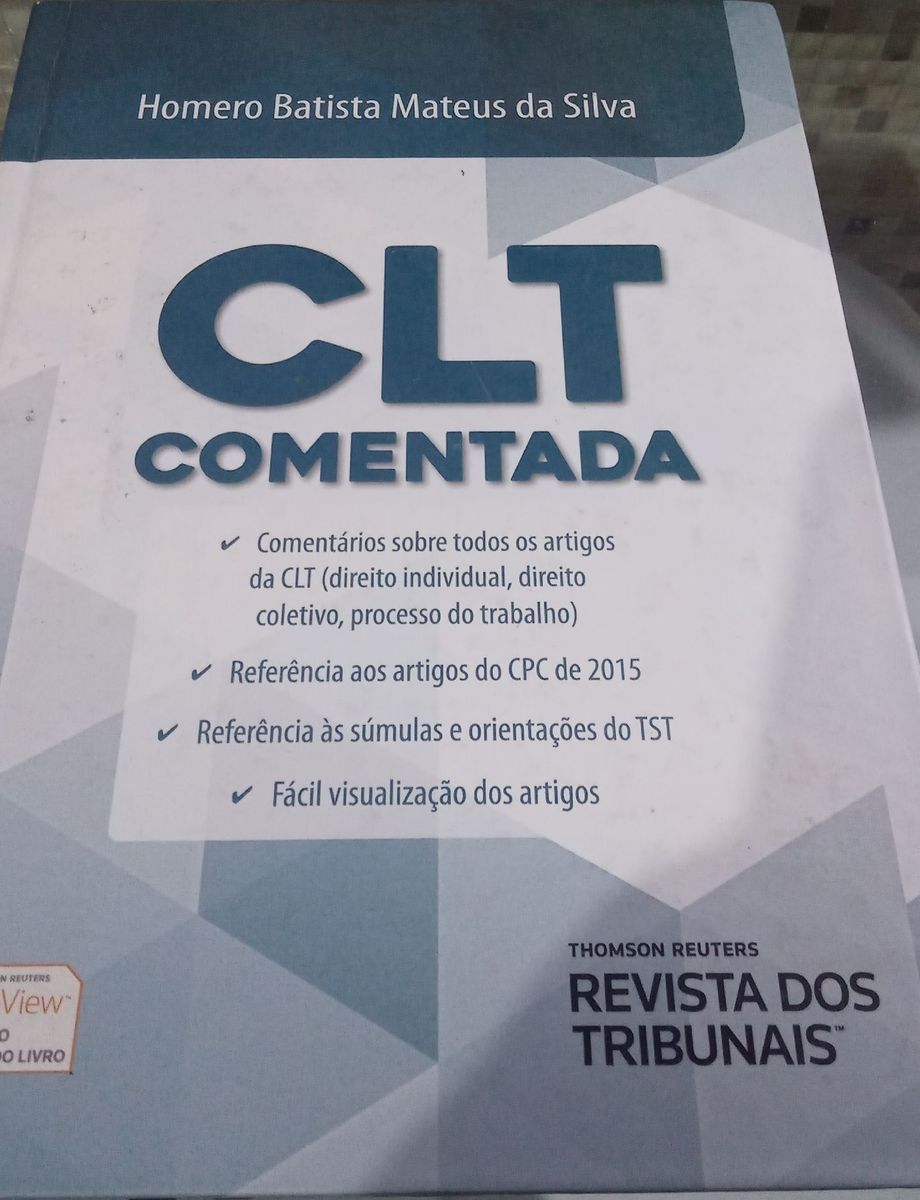 Revistas Dos Tribunais Clt Comentada Livro Usado 68700445 Enjoei 8053