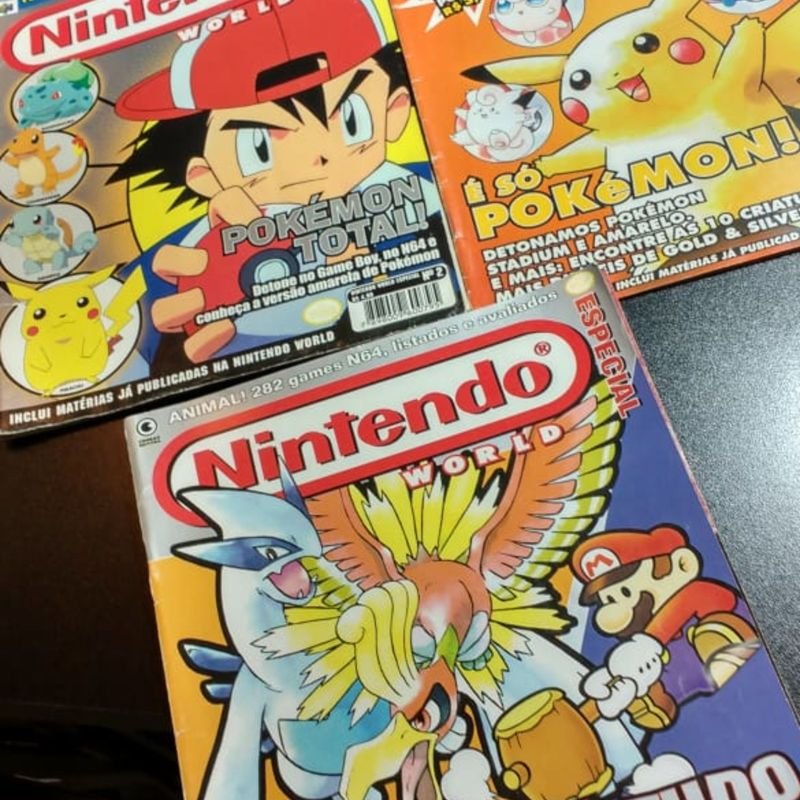 Revista Nintendo World games jogos raras volumes 139 138 137 136 135 134  133 132 131 130 007 pokepark wii batman metroid other M 3ds super mario harry  potter pokemon