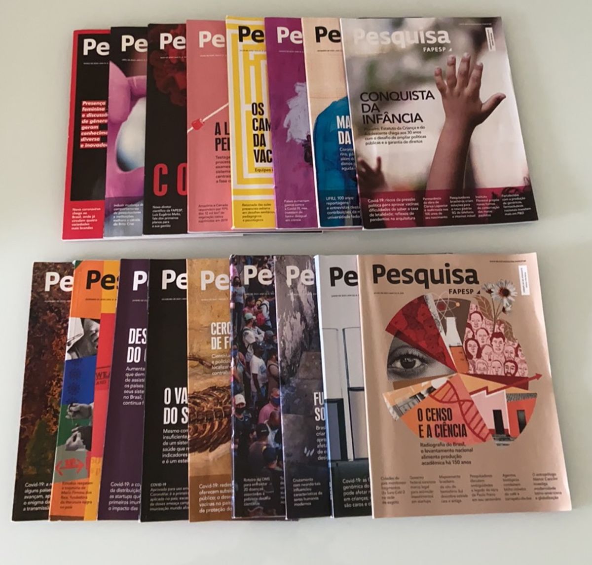 Revistas Pesquisa Fapesp Kit 17 Unidades | Livro Pesquisa Fapesp Nunca ...