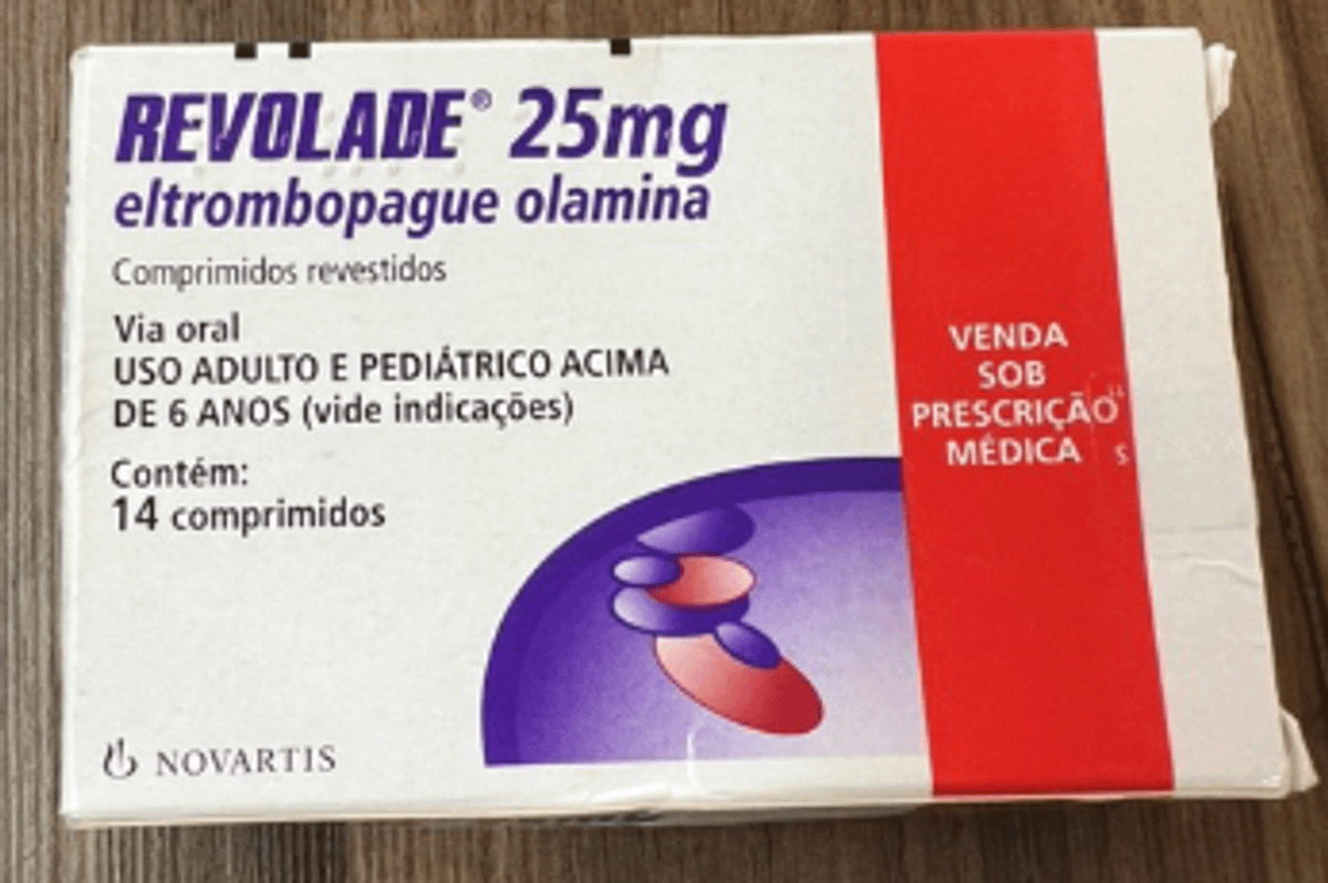 Promoção- Revolade 25mg Caixa Fechada para Aumento de Plaquetas ...