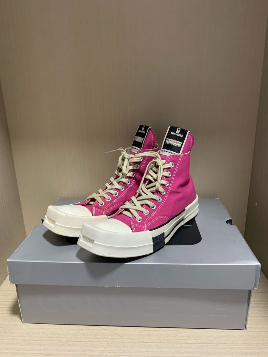 converse Rick Owens ピンク Rick Owens Converse Turbodrk Rosa | Rick Owens Usado 108912956