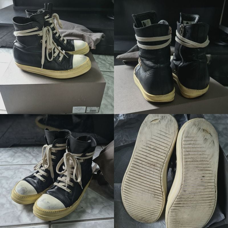 Rick Owens Ramones Mainline Original 40 Drkshdw Completo Usado