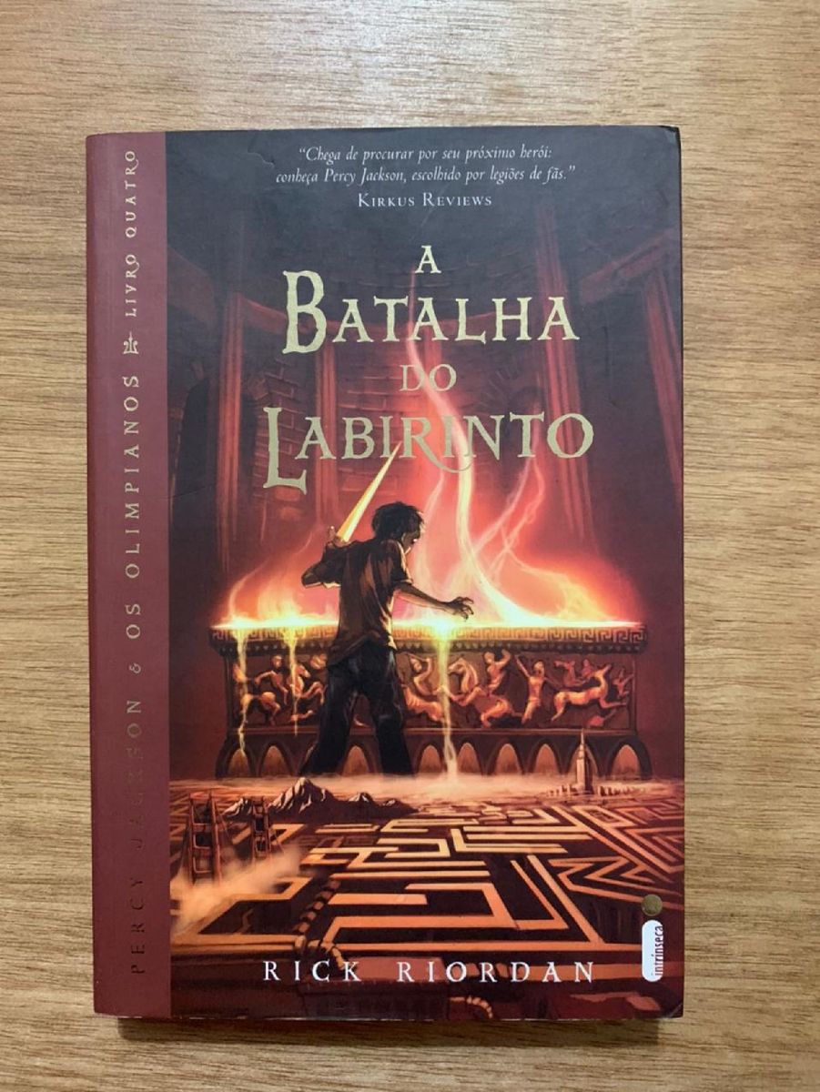 Rick Riordan : a Batalha do Labirinto | Livro Rick Riordan Usado ...