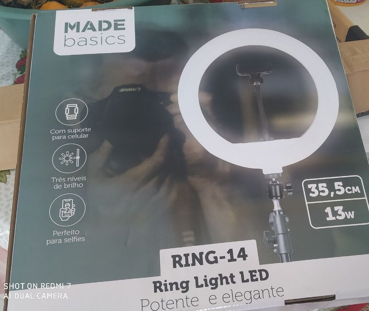 Ring Light Led 14 Polegadas | Lente e Acessório de Fotografia Nunca ...