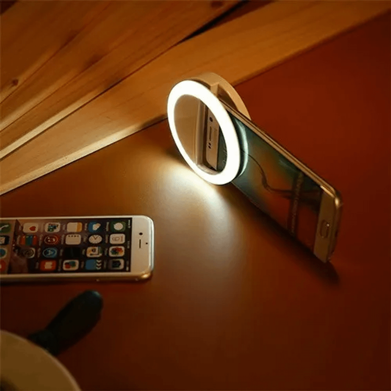 Luz De Selfie Ring Light Clipe Anel Led Flash Celular Universal com o  Melhor Preço é no Zoom