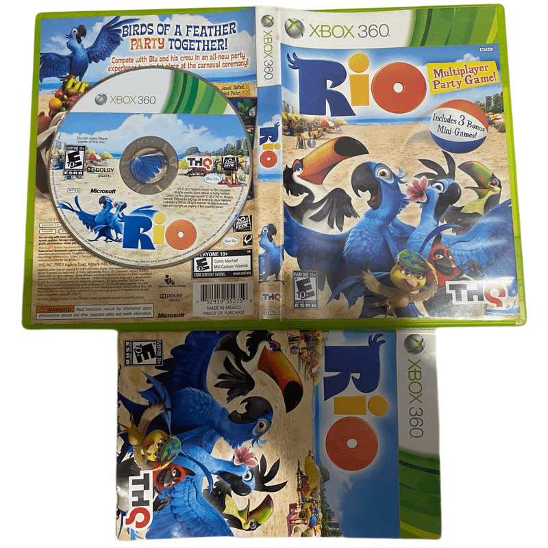 Jogo Rio Para Xbox 360 Mídia Cd Jogo Infantil Para Xbox 360