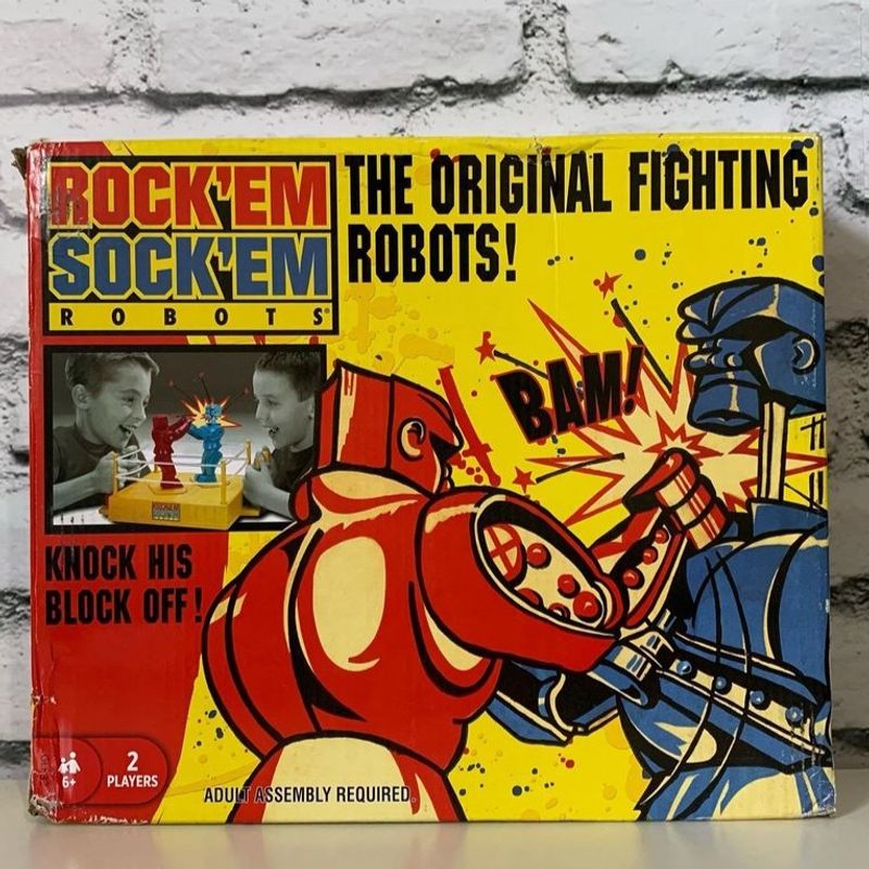 ROCK'EM SOCK'EM ROBOTS トイストーリー　チャリチョコ Rock em Sock em Robots Toy Story | Mattel Usado 87466292 | enjoei