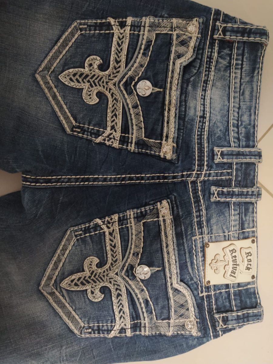 Rock Revival Straight Jeans | Rock Revival Nunca Usado 111946840