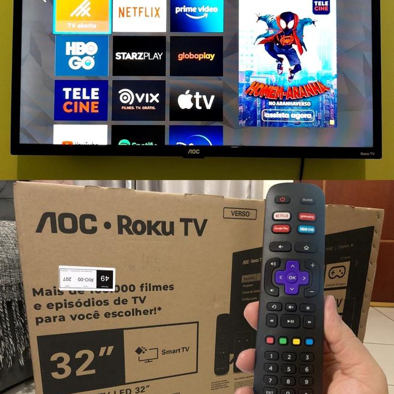TV AOC Roku Como Baixar Aplicativos Tv Aoc Smart 