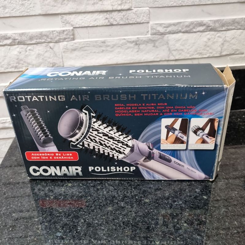 Conair rotating clearance air brush titanium