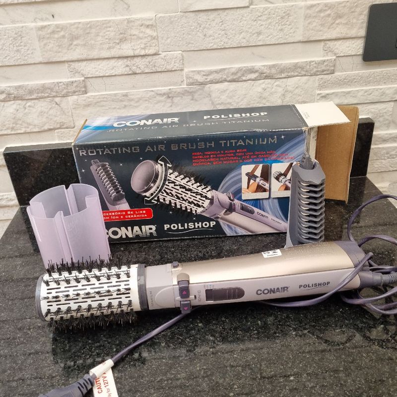 Conair rotating air brush titanium hotsell