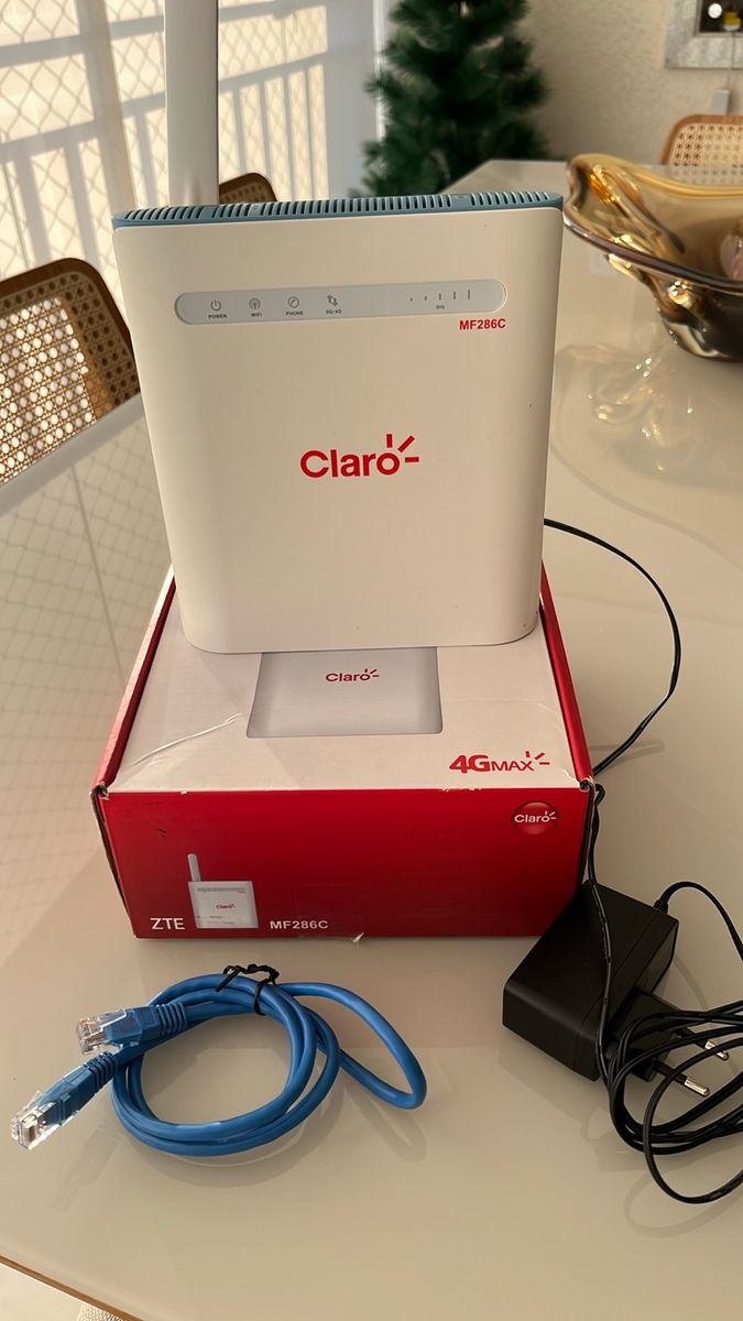 Roteador Wi-fi- Claro 4g Max | Item Info & Eletro Claro Nunca Usado ...