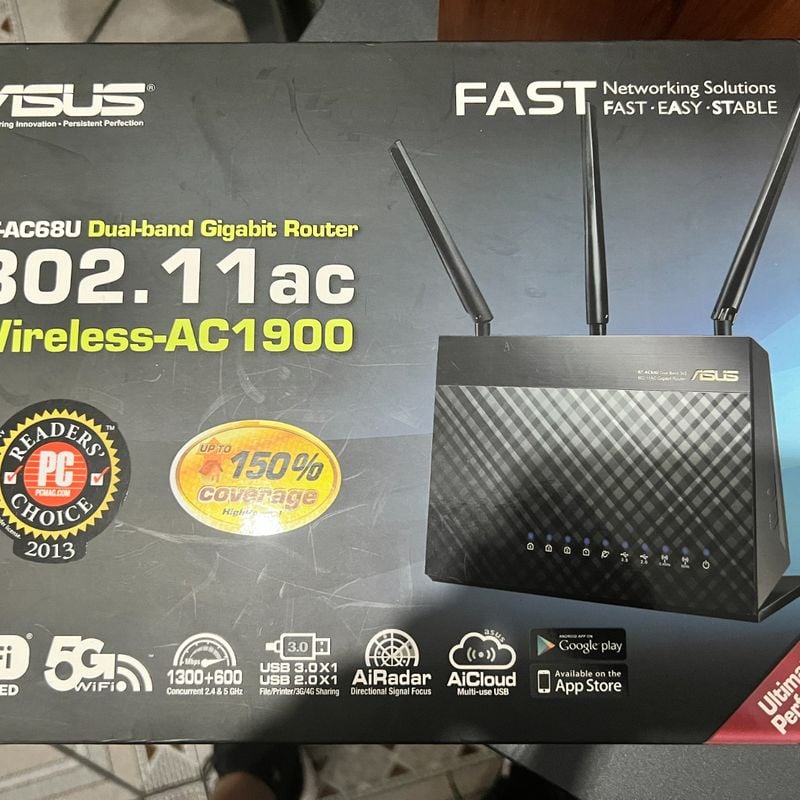 Asus buy wireless AC1900 dual band rt-ac68u gigabit router