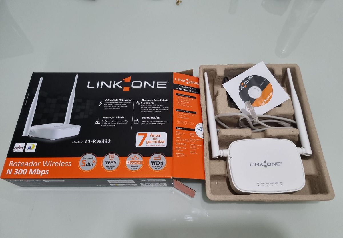 Roteador Wireless L1-rw332 300mbps da Link One | Item Info & Eletro ...
