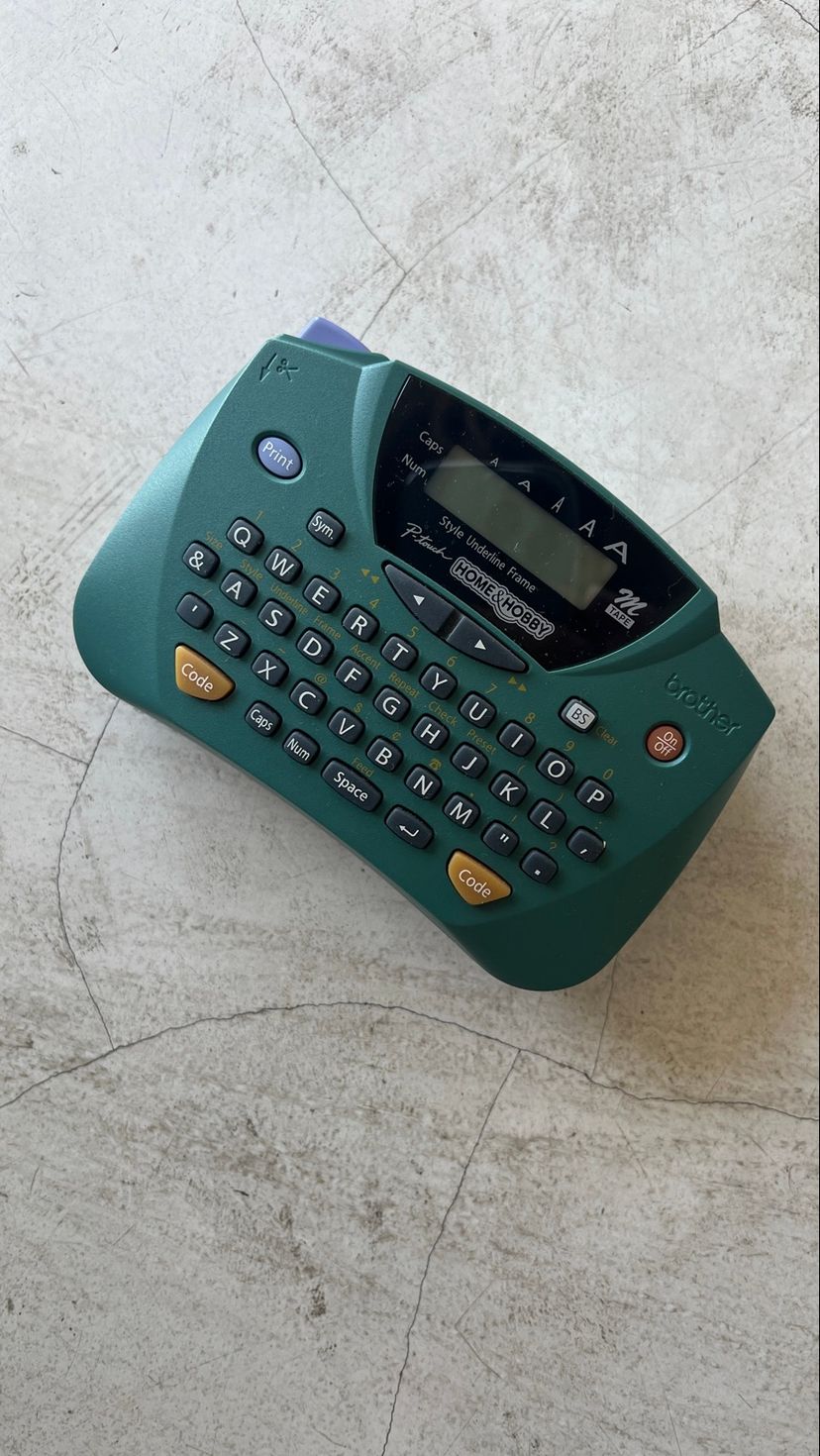Rotuladora/etiqueta Brother Pt-65 Tele Lcd | Item Info & Eletro Brother ...