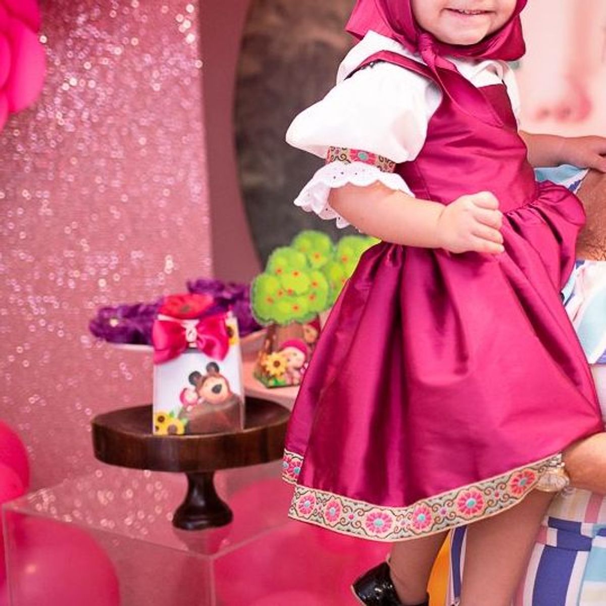 Roupa da Masha e Urso, Feita sob Medida, Usada 1 Vez, Acompanha Blusa ...