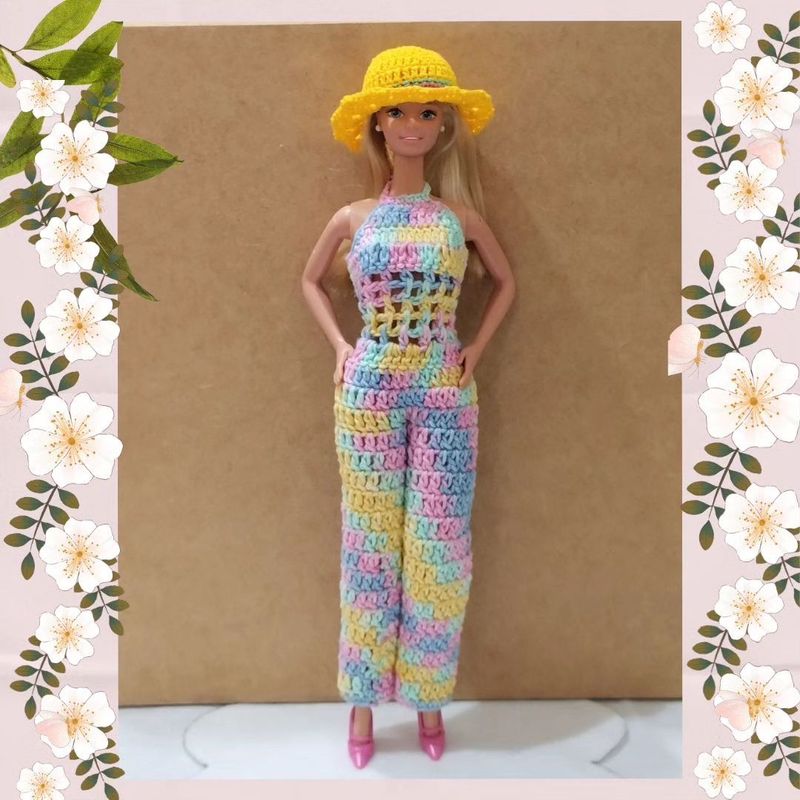 Roupa de Crochê para Boneca Barbie