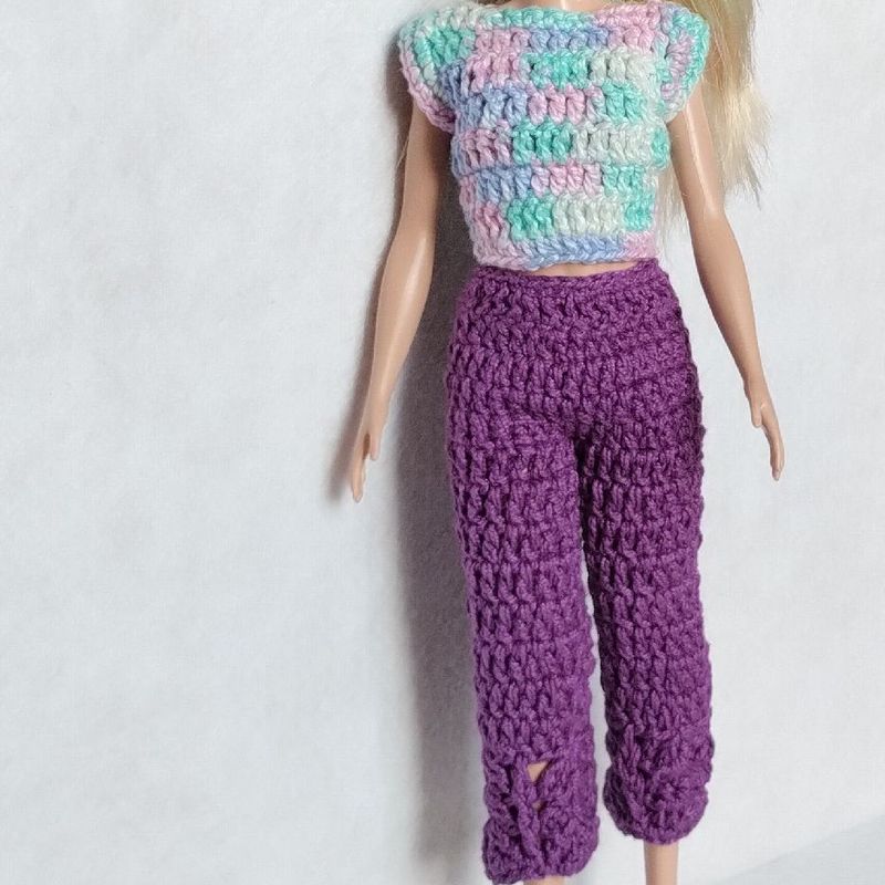 Roupa de Crochê para Boneca Barbie, Item Infantil Nunca Usado 87590862