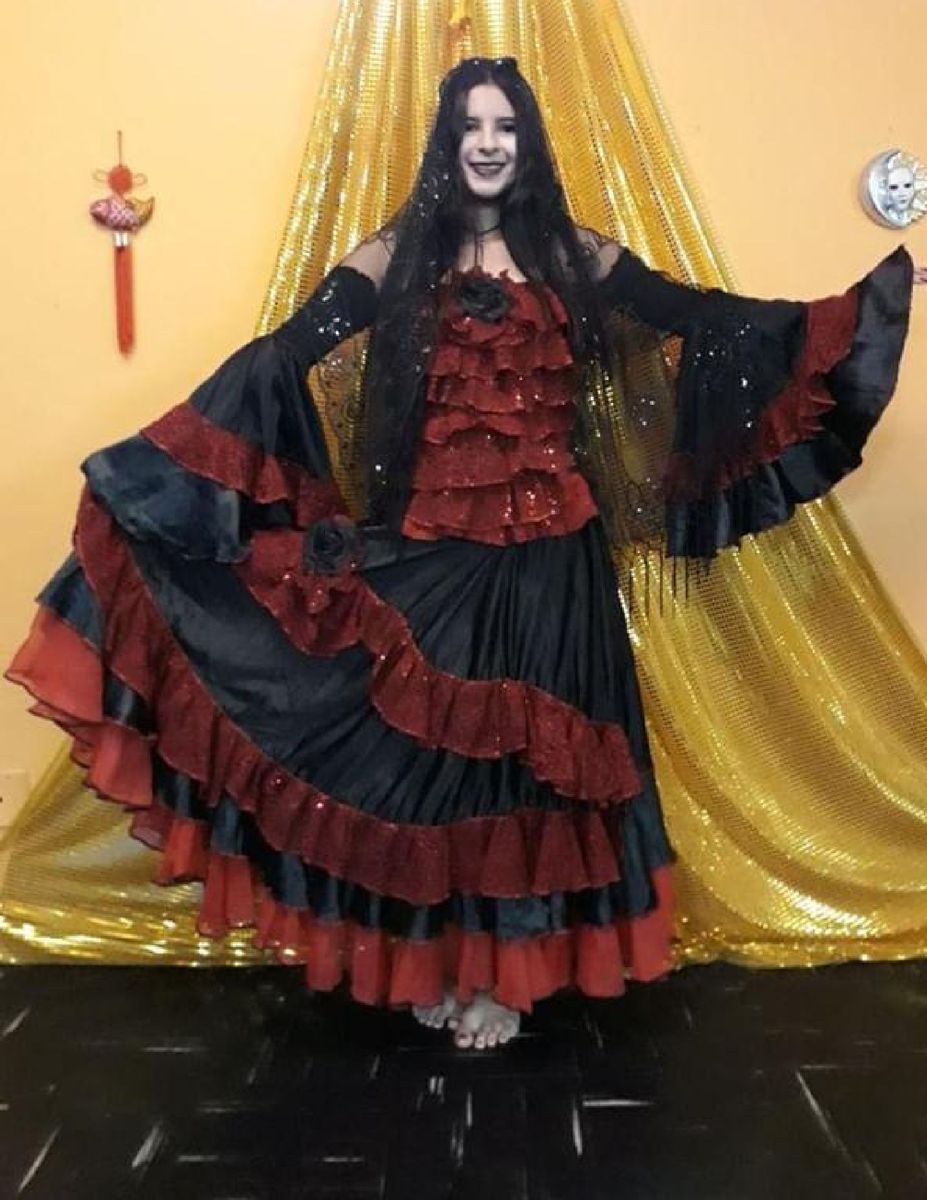 roupa de dança cigana