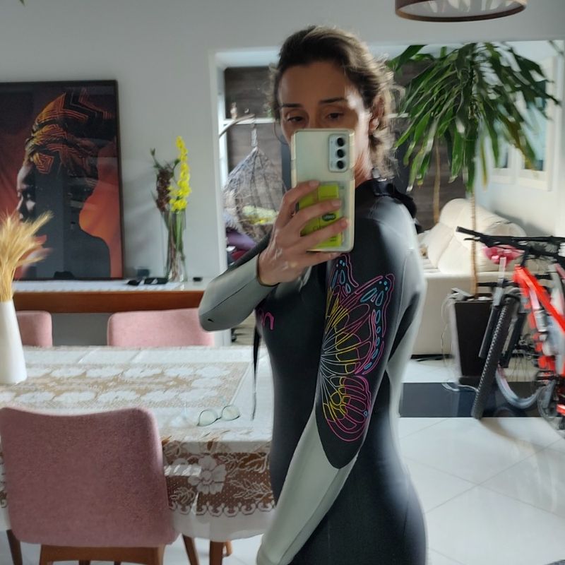 Roupa de neoprene para best sale natação feminina