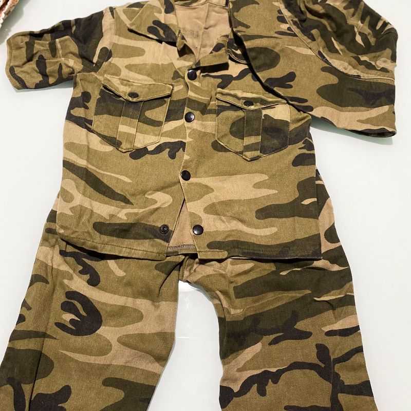 Roupa do exercito para 2024 bebe