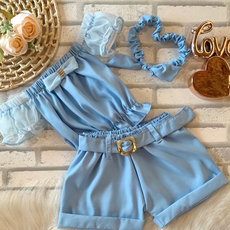 Roupa Infantil Menina Fim de Ano Roupa Menina Princesa Conjunto